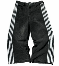 Vintage Stripe Stitched Denim