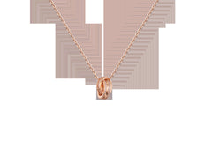 Elegant Dual Ring S925 Necklace