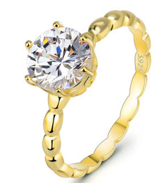 Elegant Pure Silver Statement Ring