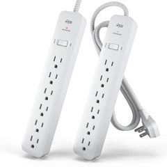 Guardian 6-Outlet 1080J Surge Protector with Braided Cord