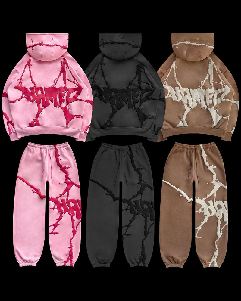 Retro Puff Print Hoodie