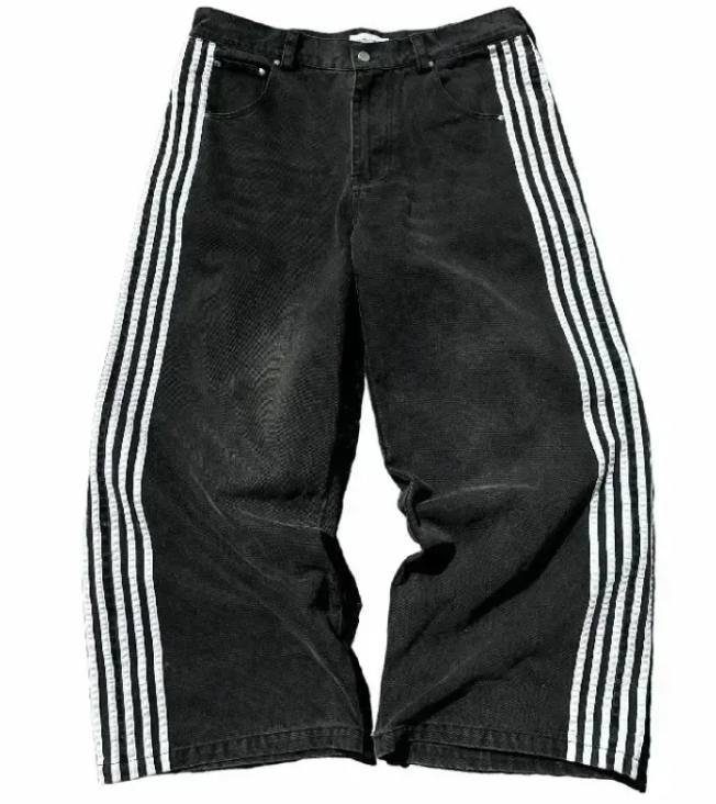 Vintage Stripe Stitched Denim