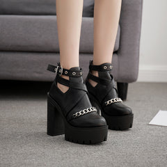 Elevated Chic Chunky Heel Ankle Boots