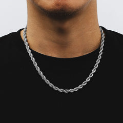 Elegant 18K Gold Plated Titanium Twist Necklace