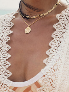 Vintage Charm Oceanic Pendant Necklace
