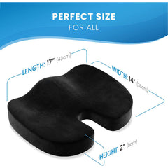 ErgoComfort Plush Memory Foam Cushion