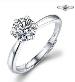 Elegant Pure Silver Statement Ring