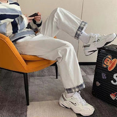 Waist Cotton Cargo Pants