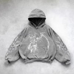 Hip Hop Y2K Printed Hoodie
