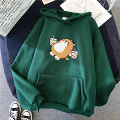 Casual Loose Couple Hoodie Jacket